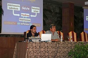 Biondi trató en su ponencia la importancia de al afectividad en el envejecimiento de las personas con síndrome de Down 